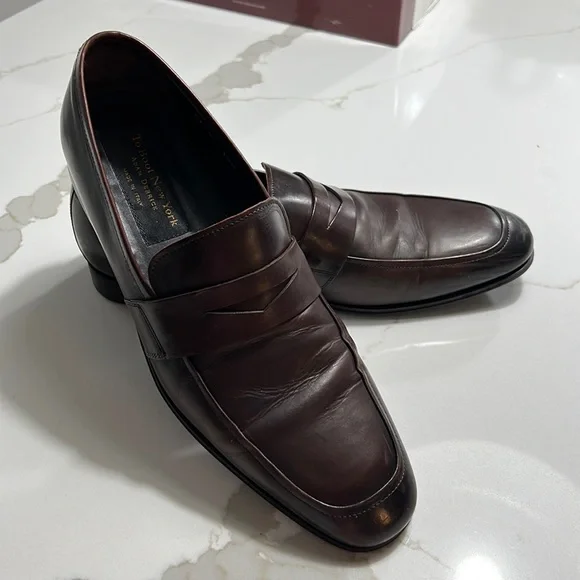To Boot New York  Adam Derrick portofino dark brown calfskin  loafer Shoes | To Boot New York Adam Derrick Portofino Dark Brown  main image 2